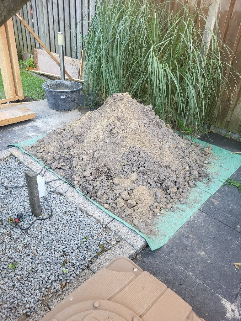 Schone grond gratis op te halen, Ophalen, Tuinaarde