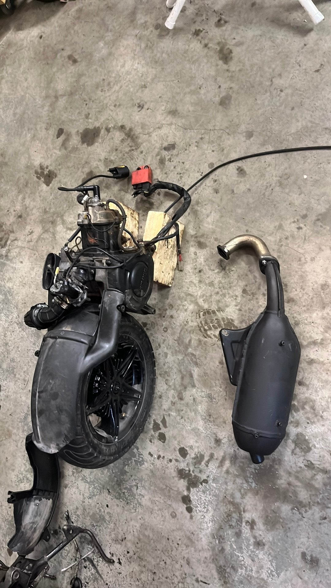 Piaggio hexagon 150cc motorblok, Ophalen of Verzenden, Zo goed als nieuw, Blok