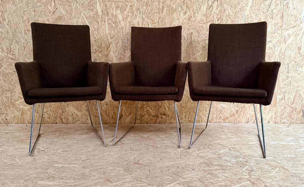 3X Label Van Den Berg Donna Eetkamerstoelen, Ophalen, Gebruikt, Stof, Label Van Den Berg Donna