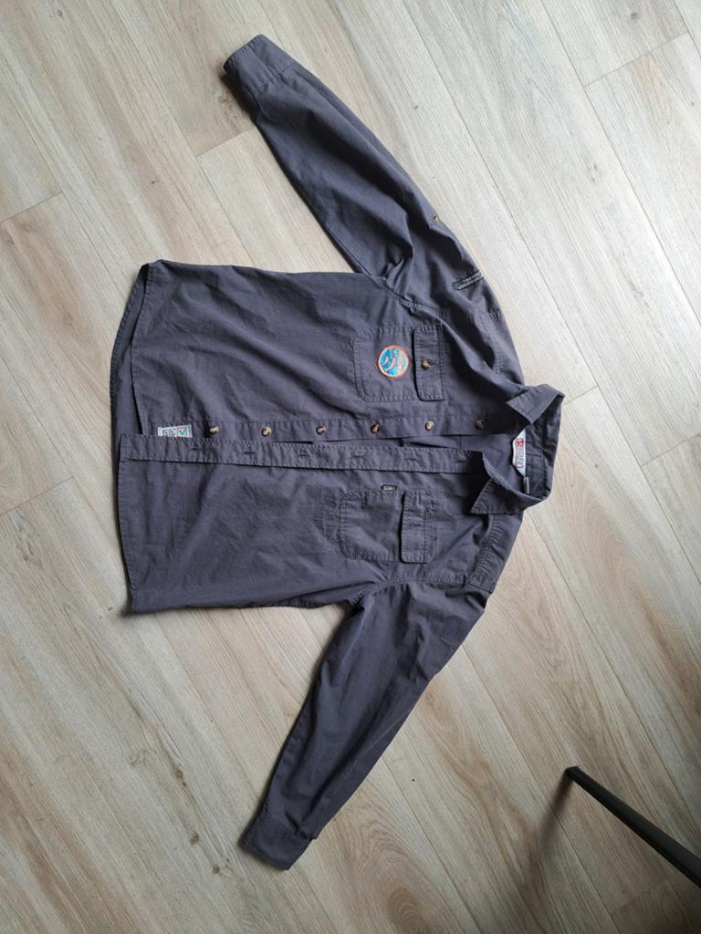 Scouting blouse maat 152 watertak Dolfijnen, Gebruikt, Overhemd of Blouse, Ophalen of Verzenden, Scouting