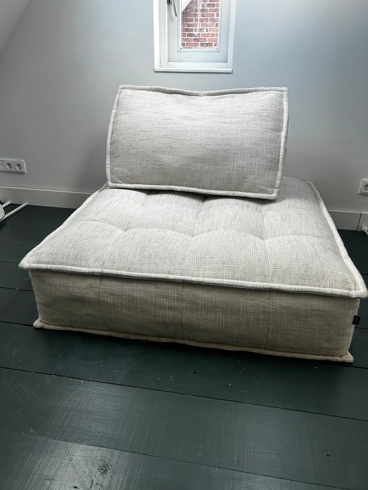 Loods 5 Fauteuil - Chaise Longue / modulair, Ophalen, Zo goed als nieuw, 75 tot 100 cm, 75 tot 100 cm