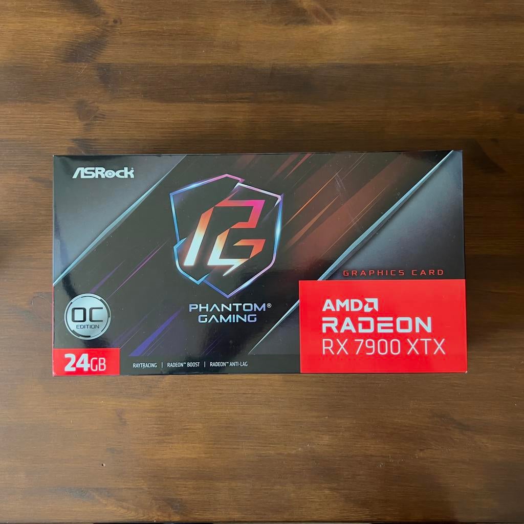 Videokaart: ASRock Radeon RX 7900 XTX Phantom Gaming OC 24GB, Computers en Software, Videokaarten, AMD, GDDR6, PCI-Express 4, Ophalen of Verzenden