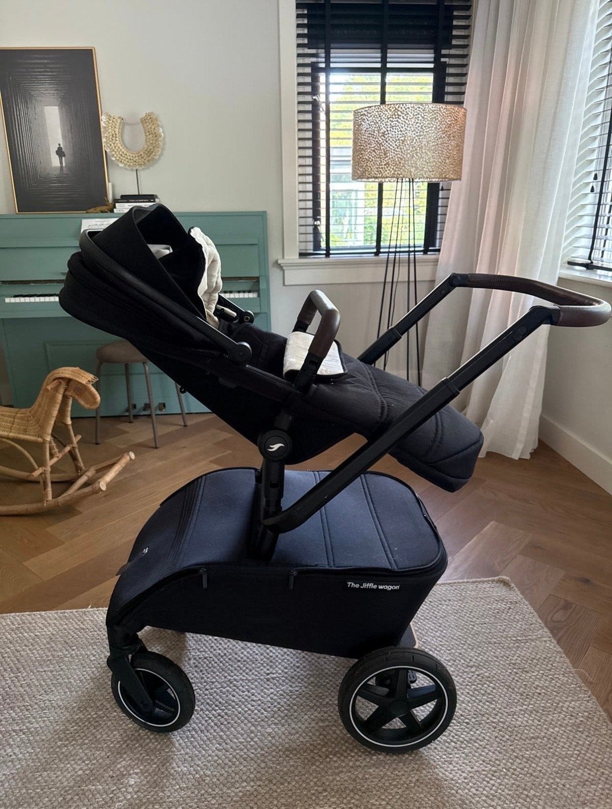 Joolz Day Kinderwagen - Zwart + GRATIS blauwe set., Zo goed als nieuw, Met reiswieg, Ophalen, Kinderwagen