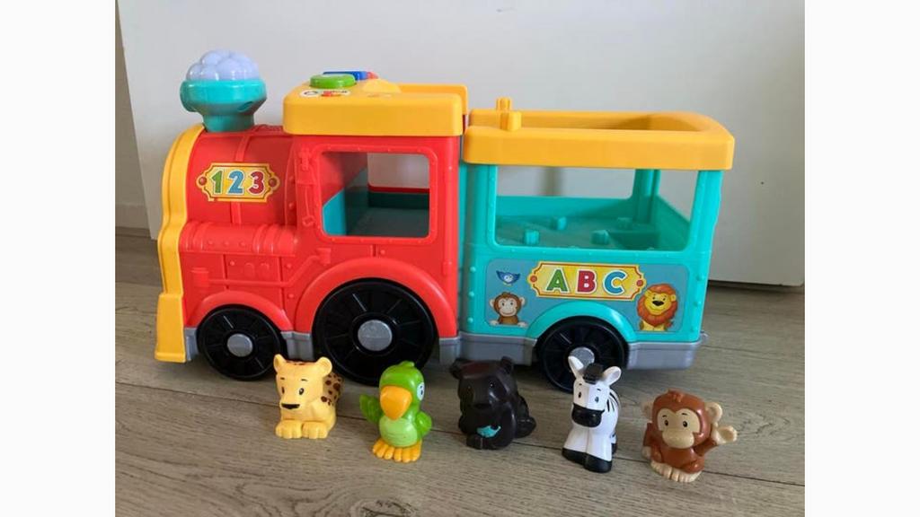 Fisherprice dierentrein, Ophalen of Verzenden, Zo goed als nieuw, Speelset, Met geluid