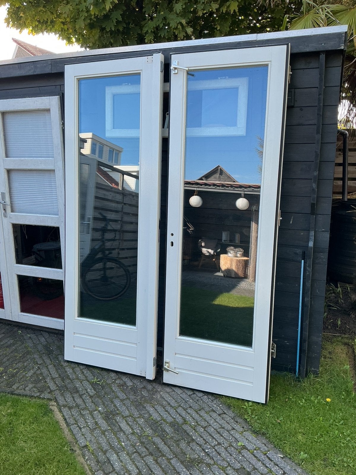 Serre deuren, Ophalen, Gebruikt, Minder dan 80 cm, 215 cm of meer