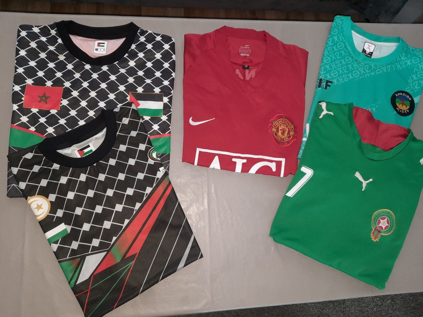 Palestina marokko t'shirts maat S/M, Ophalen of Verzenden, Shirt
