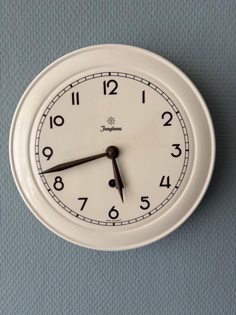 Vintage Junghans Keukenklok - Loopt Perfect, Met Sleutel, Ophalen of Verzenden