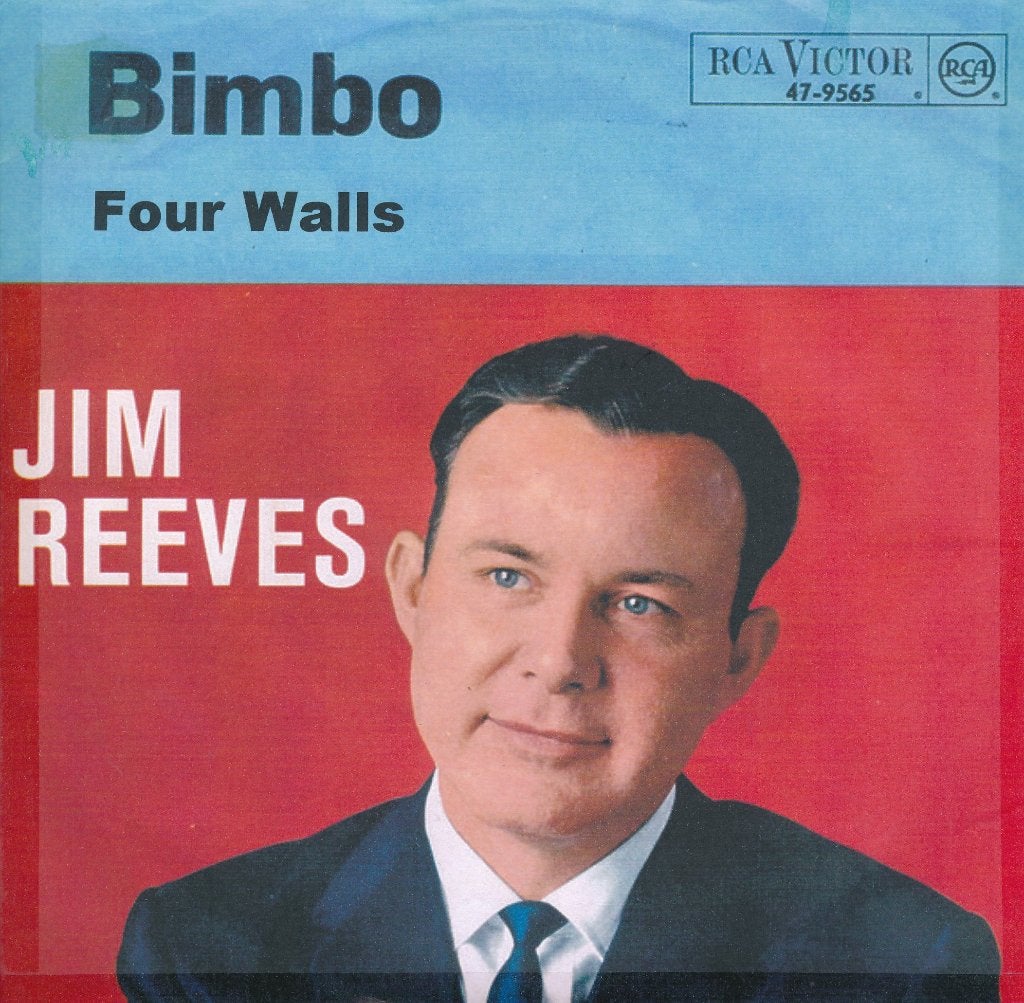 321 Jim Reeves - Bimbo (1956 - kopie hoes), Ophalen of Verzenden, Gebruikt, 7 inch, Pop