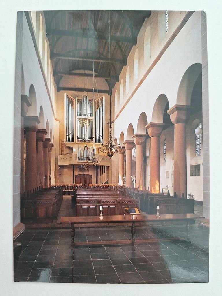Utrecht - Pieterskerk - Interieur gezien naar 't westen, Ophalen of Verzenden, 1980 tot heden, Ongelopen, Utrecht