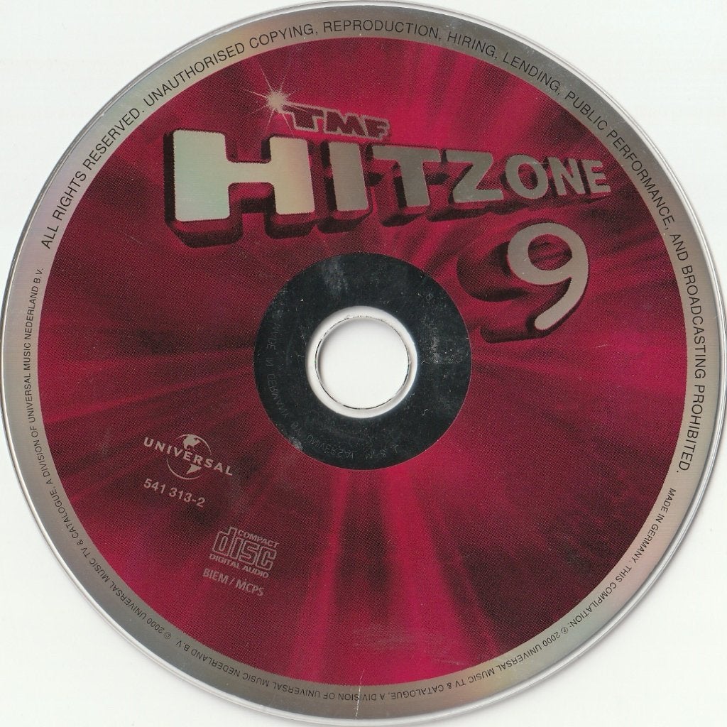 Tmf hitzone 9 cd zonder hoes, Ophalen of Verzenden, Zo goed als nieuw, Pop