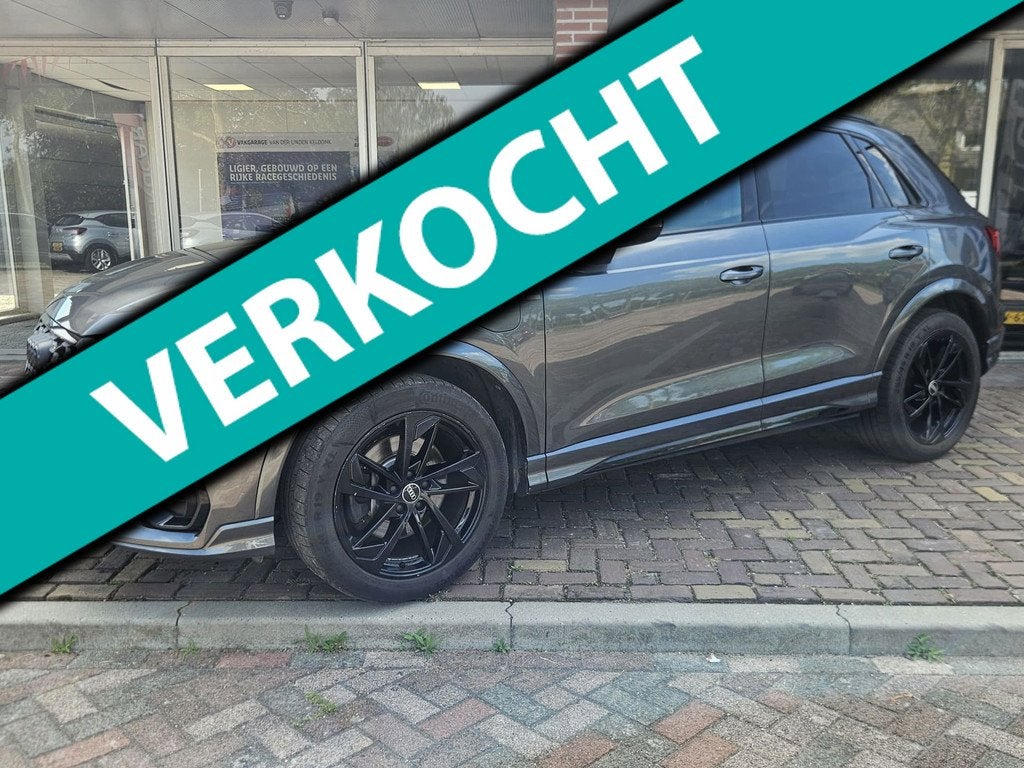Audi Q3 45 TFSI e S line vol in opties, pano dak, Auto's, Audi, Gebruikt, Overige brandstoffen, Leder, Bedrijf