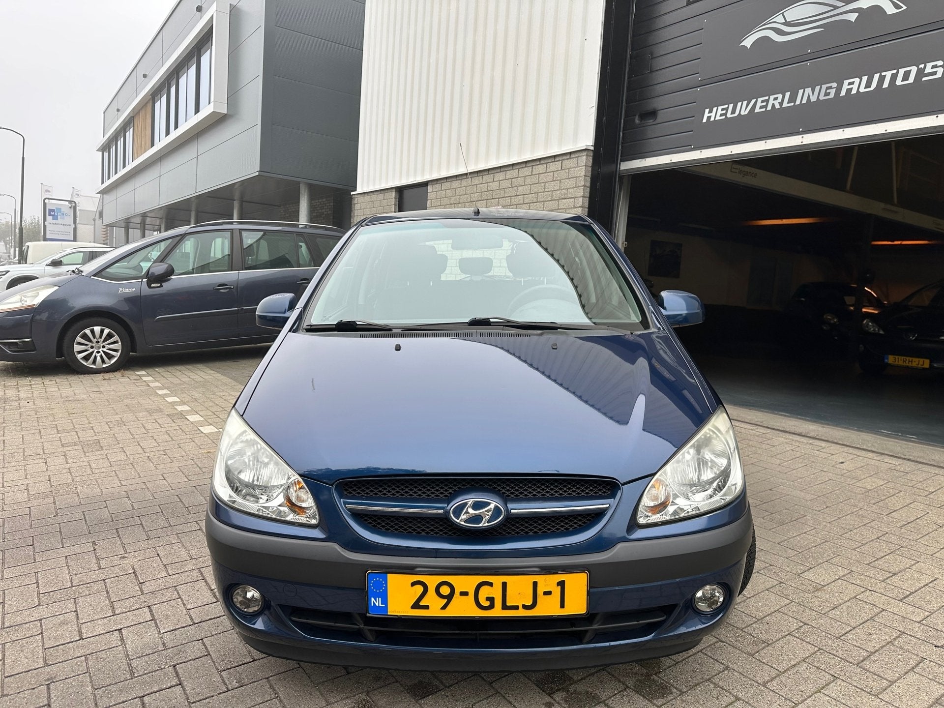 Hyundai Getz 1.4i Active Cool | Airco | Nieuwe APK | Stuurbe, Auto's, Voorwielaandrijving, Dealer onderhouden, Zwart, 4 cilinders