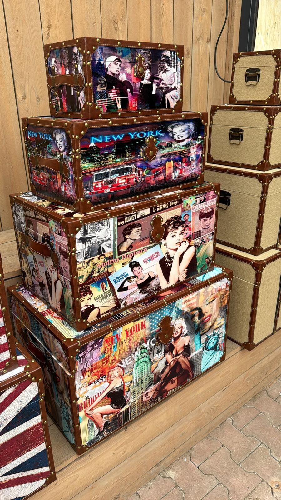 Partij vintage opberg kisten/boxen, Ophalen, Overige categorieën