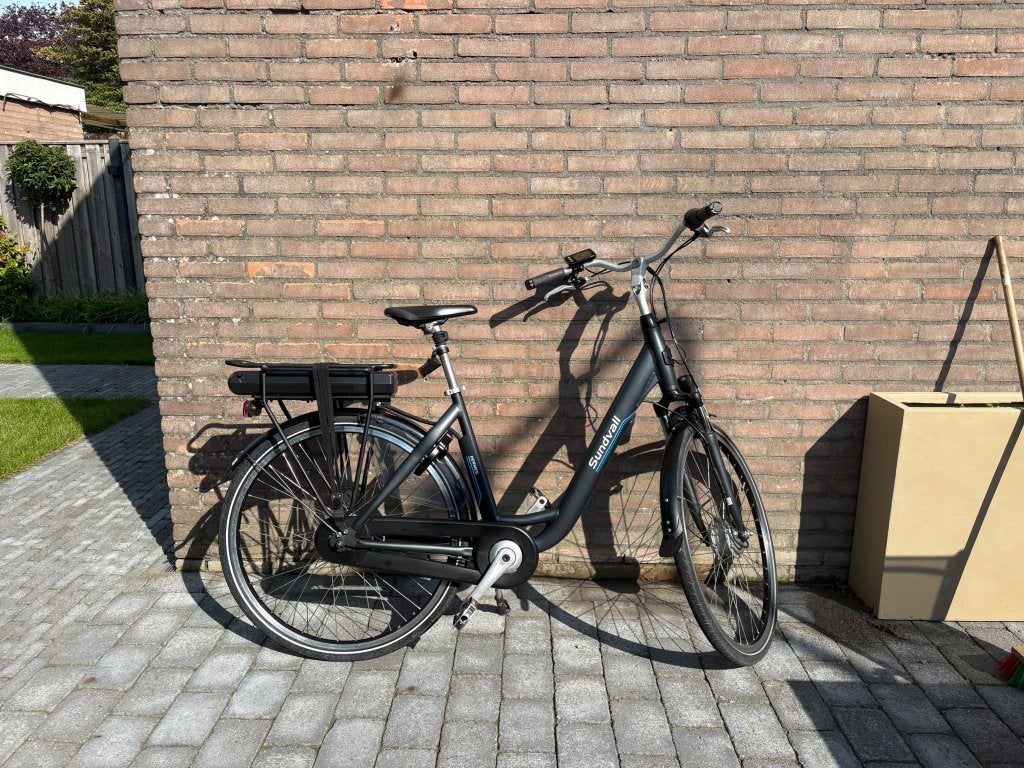 Elektrische Fiets met 9 standen en 7 Versnellingen, Zo goed als nieuw, 51 tot 55 cm, 50 km per accu of meer, Ophalen