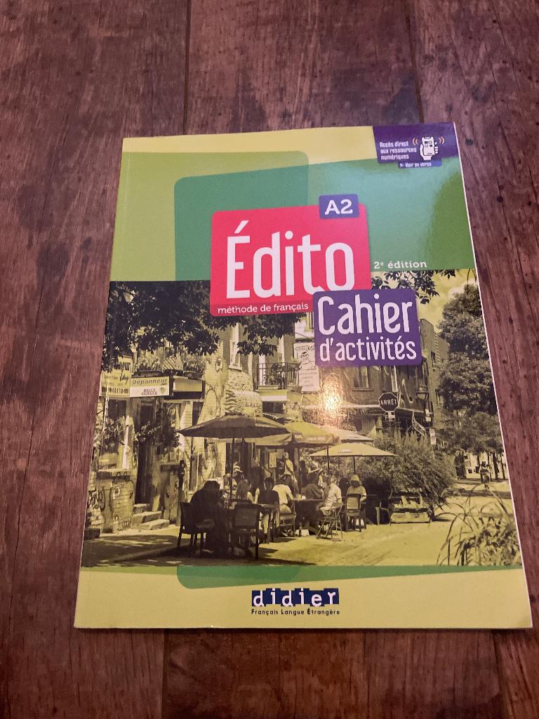 Edito méthode de français A2, Boeken, Onbekend, Frans, Ophalen of Verzenden, Zo goed als nieuw