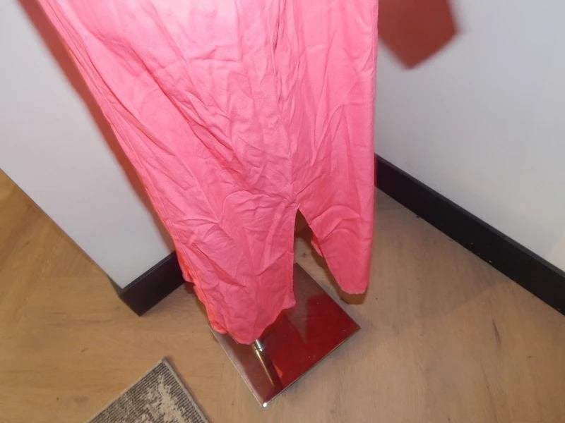 POM Amsterdam maxi dress fel zuurstok roze door knoop 44, Verzenden, Maat 42/44 (L), Zo goed als nieuw, Roze