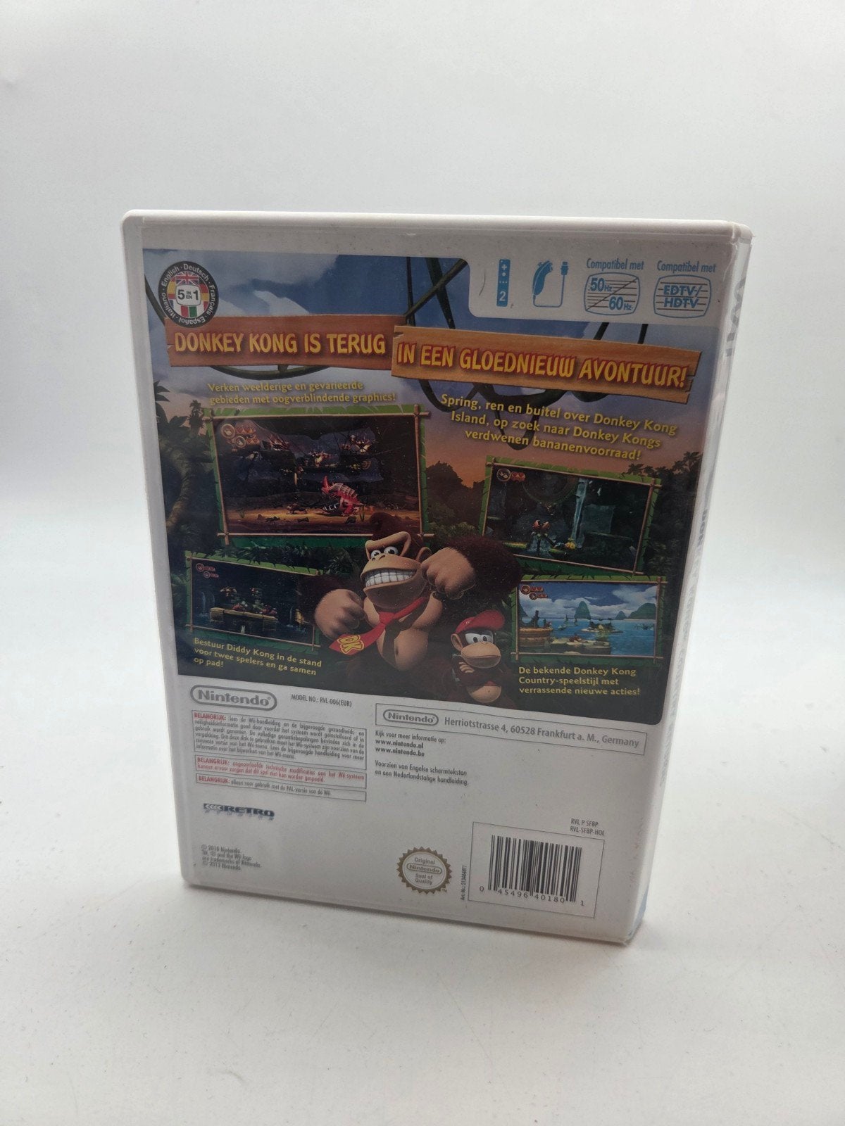 Donkey Kong Country Returns - Nintendo Wii, Nintendo, 2 spelers, Eén computer, Zo goed als nieuw