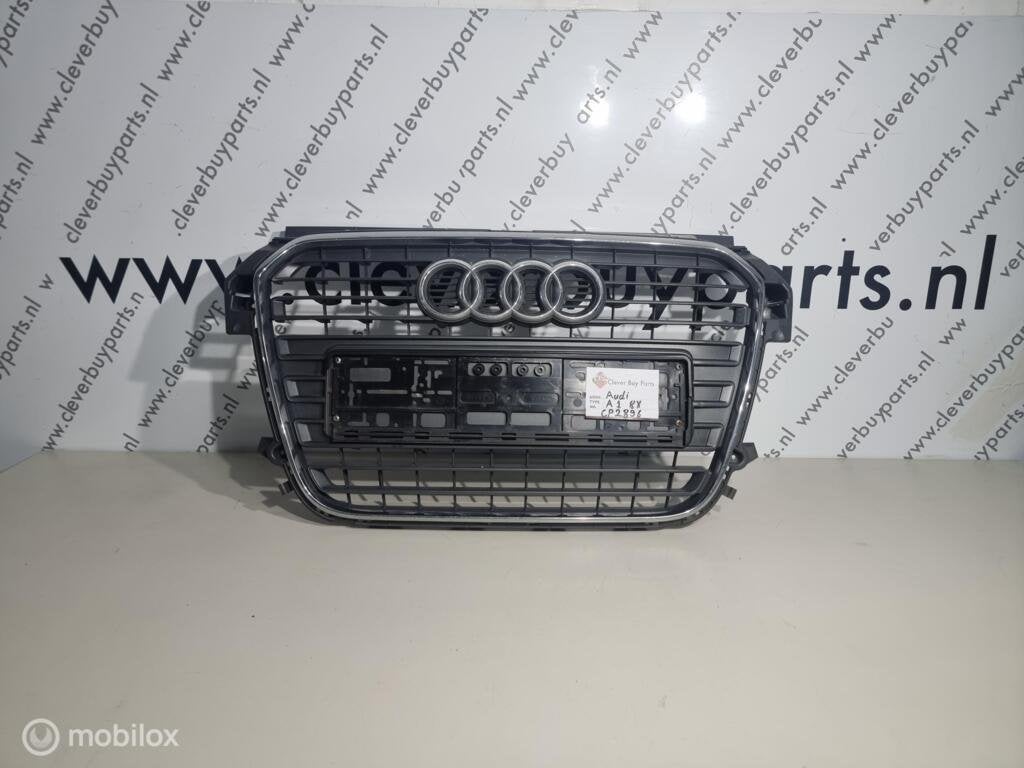 Grill origineel Audi A1 8X geen Facelift ('10-'18) 8X0853651, Audi, Gebruikt, Audi, Ophalen of Verzenden