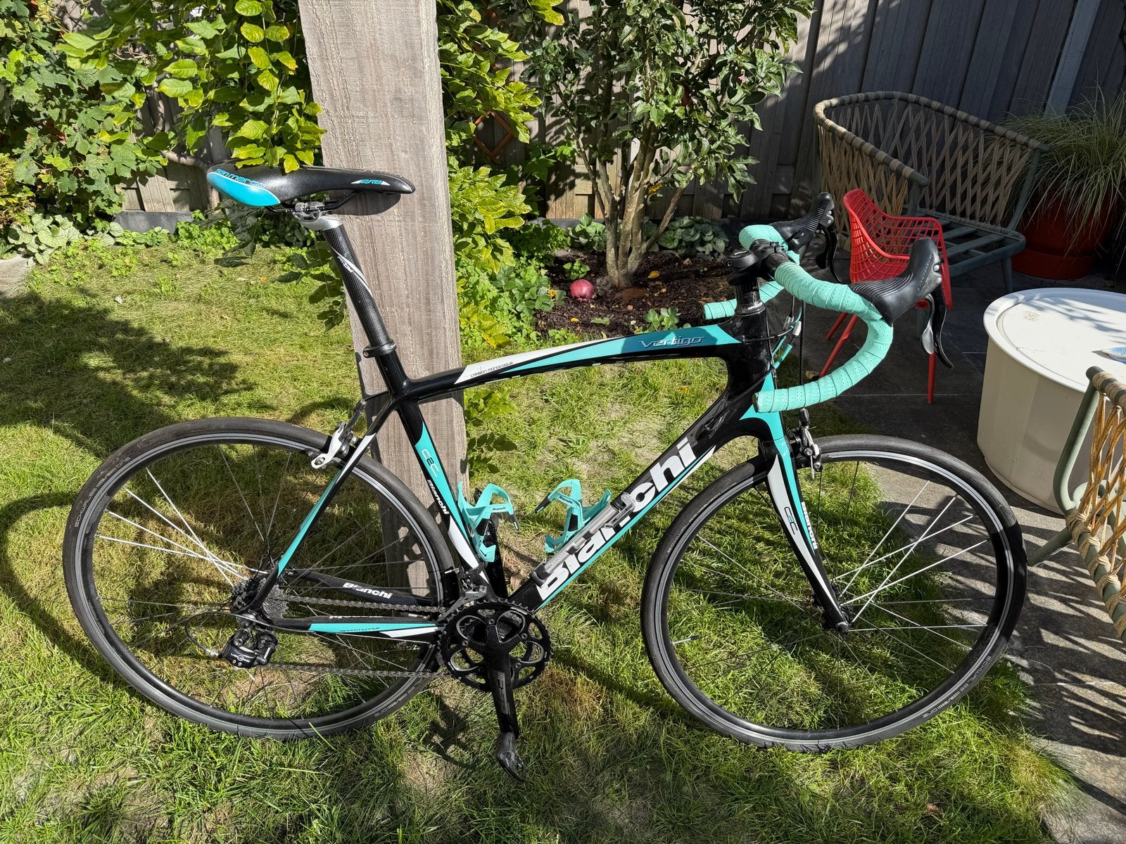 Bianchi Vertigo racefiets - Carbon Monocoque 57cm, Ophalen, 28 inch, Carbon, Zo goed als nieuw