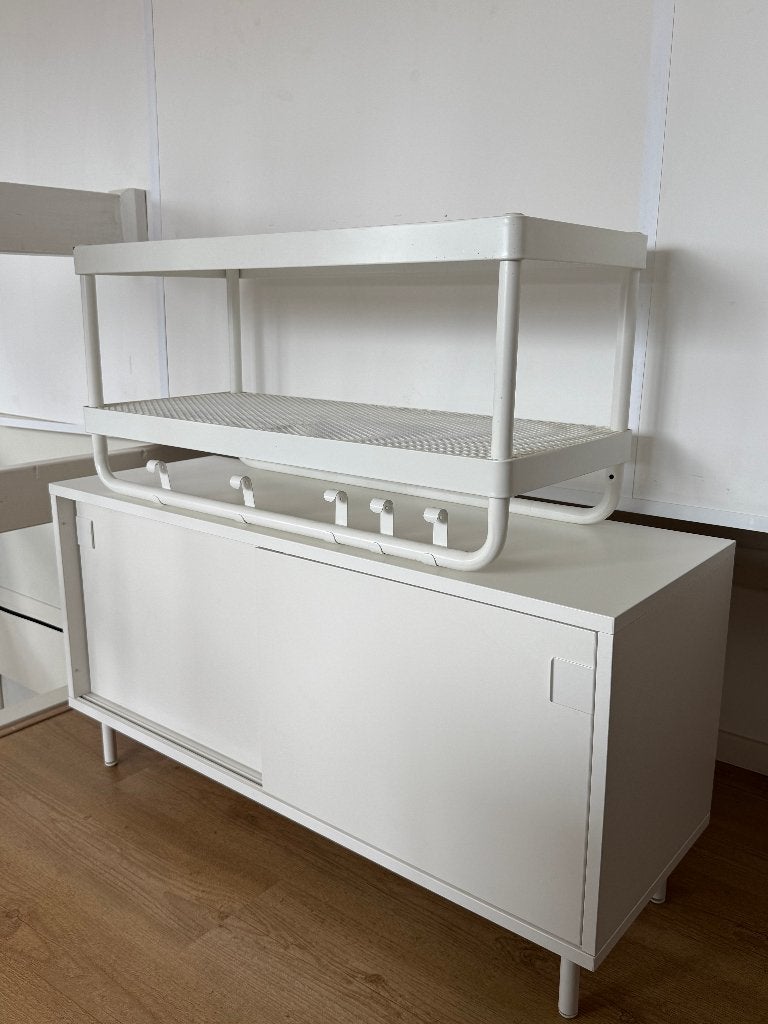 Ikea MACKAPÄR Shoe cabinet/bench + Coat rack, Ophalen, Gebruikt