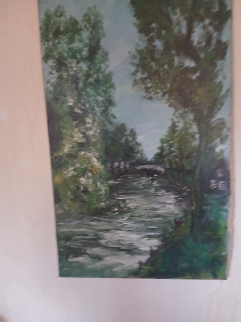 Schildrrij acryl,boom., Ophalen