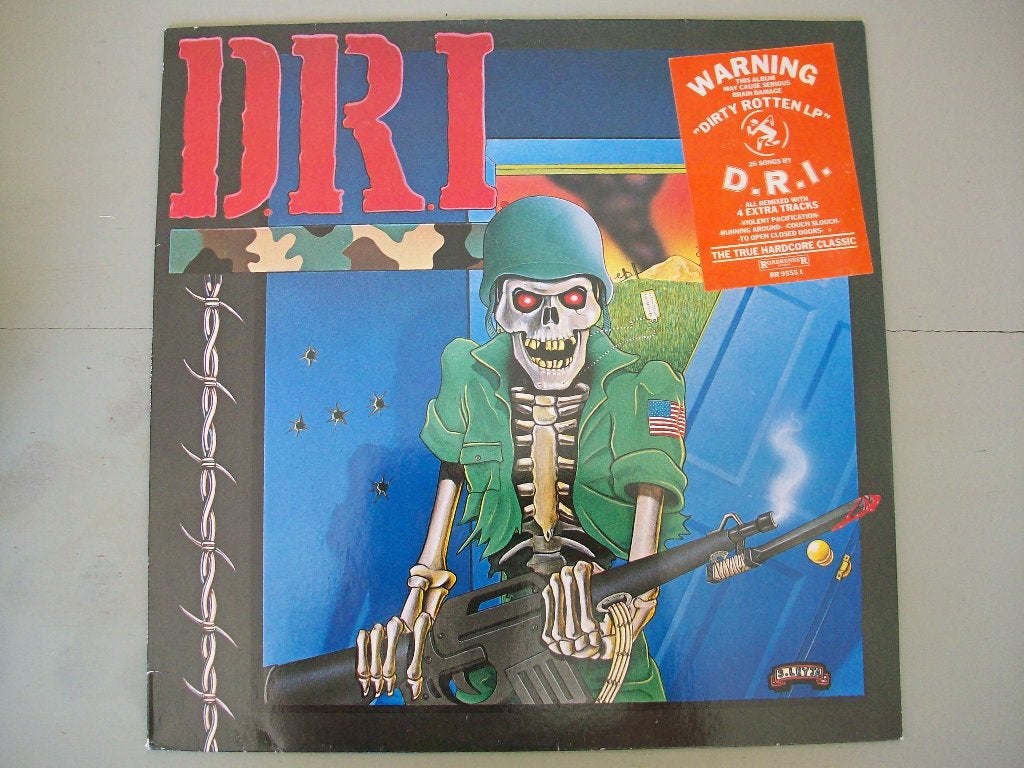 D.R.I, Dirty Rotten LP plus 4 extra tracks 1988, LP, Gebruikt, Hardcore, 12 inch