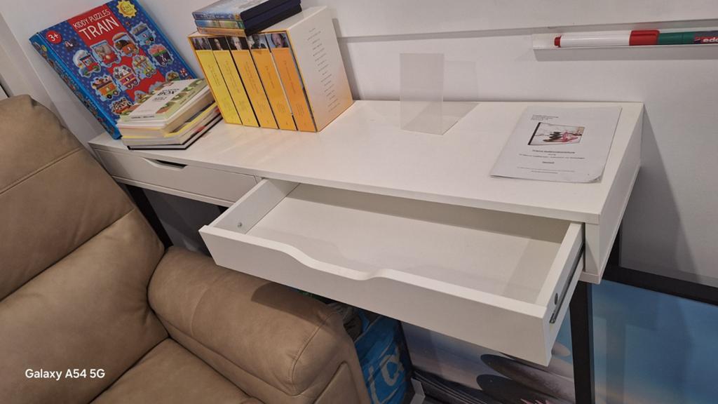 Ikea EKBY ALEX plank met lades, Ophalen, Gebruikt
