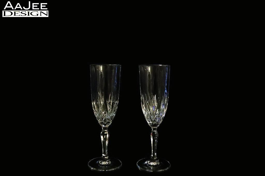 2 Oneida – Champagneflutes van kristal – Lucia - 2000 - 2004, Ophalen of Verzenden