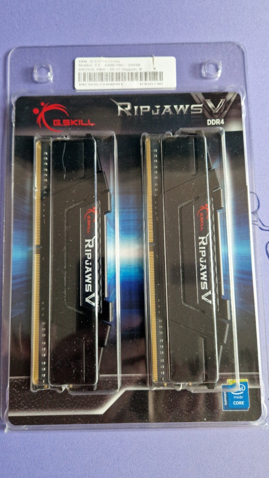G.Skill Ripjaws V DDR4 RAM 32GB (2x16GB) 4400MHz, Computers en Software, RAM geheugen, 32 GB, DDR4, Ophalen of Verzenden, Zo goed als nieuw