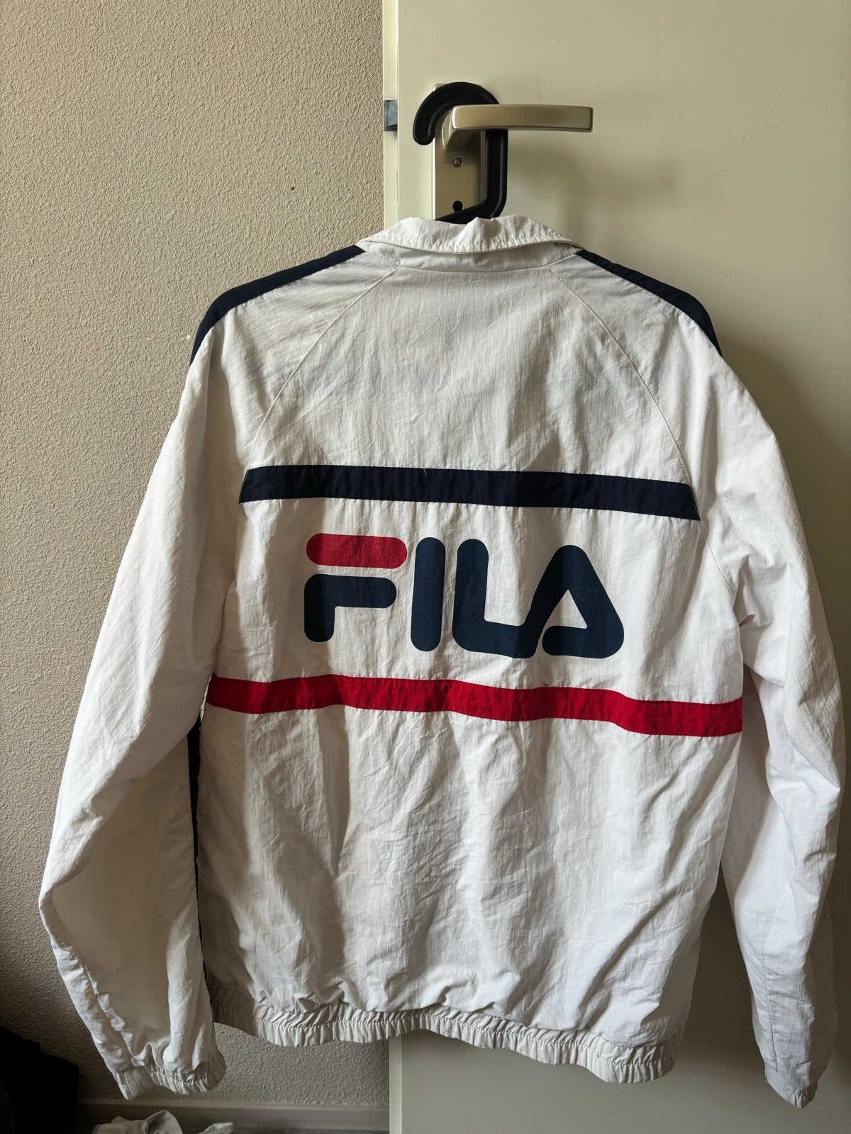 Vintage Fila jas, Kleding | Dames, Ophalen of Verzenden, Gedragen, Maat 38/40 (M), Wit