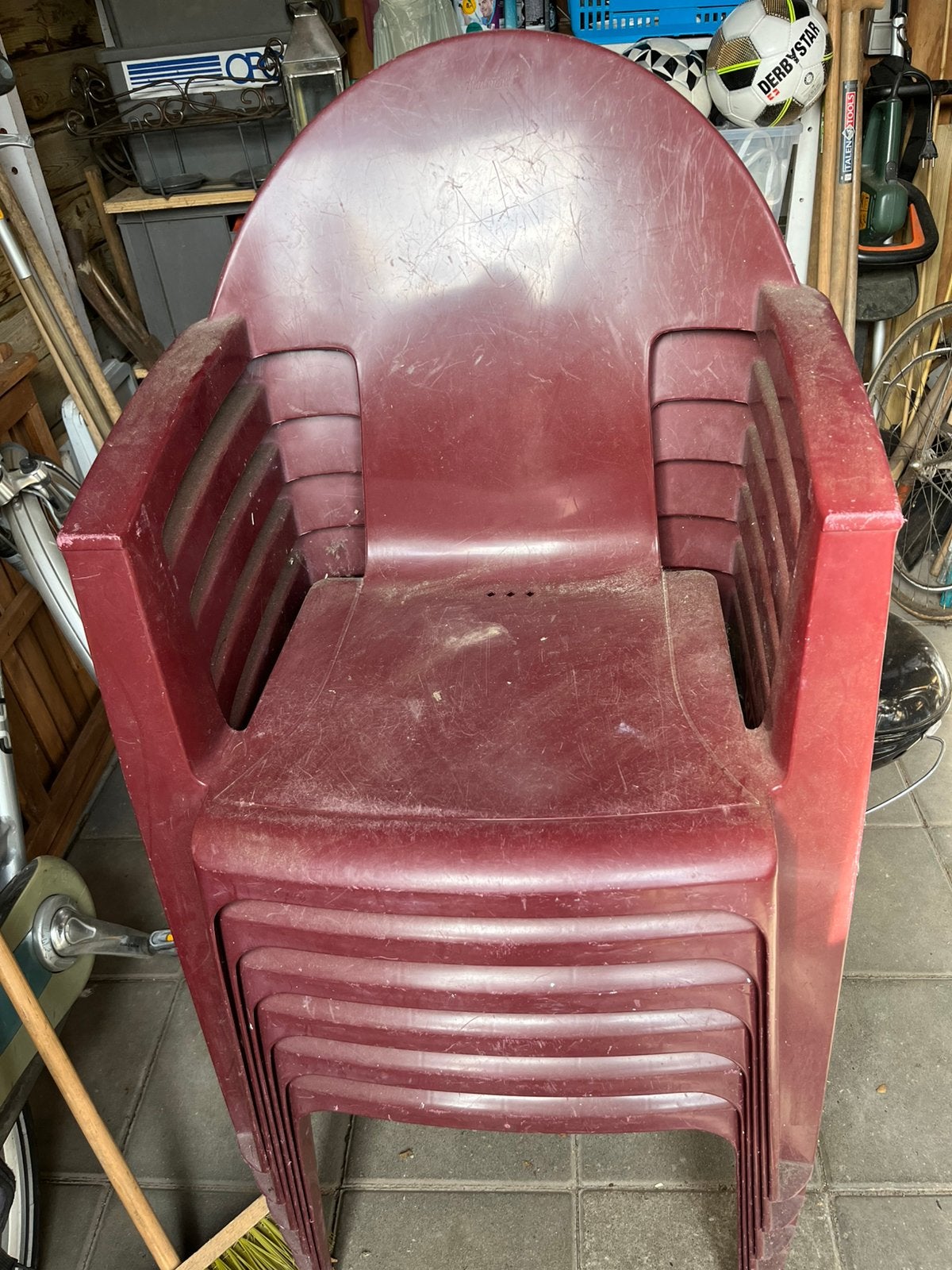 Hartman tuinstoelen, Tuin en Terras, Ophalen, Gebruikt, Kunststof