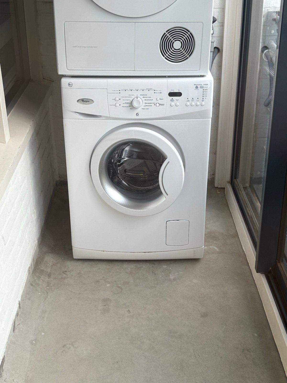 Gratis Whirlpool wasmachine, Ophalen, 6 tot 8 kg, Voorlader, 85 tot 90 cm