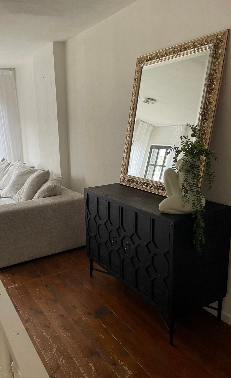 BePureHome Bequest dressoir zwart 109 cm – prachtige kast, Ophalen, Gebruikt, 150 tot 200 cm, Minder dan 100 cm