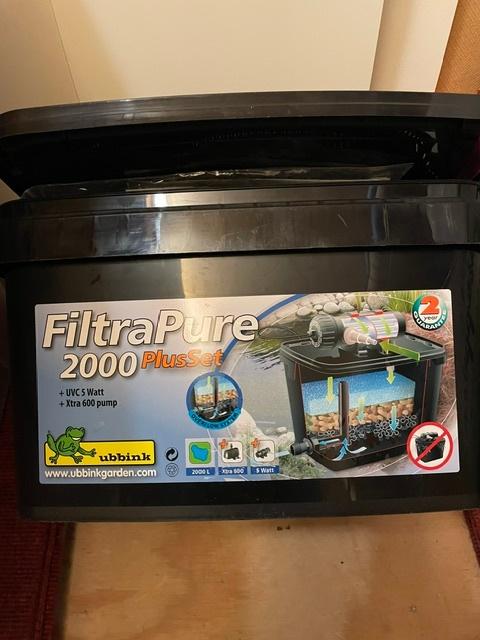 NIEUWE !! Filtrapure 2000 vijverfilter set, Ophalen of Verzenden, Nieuw, Vijverfilter
