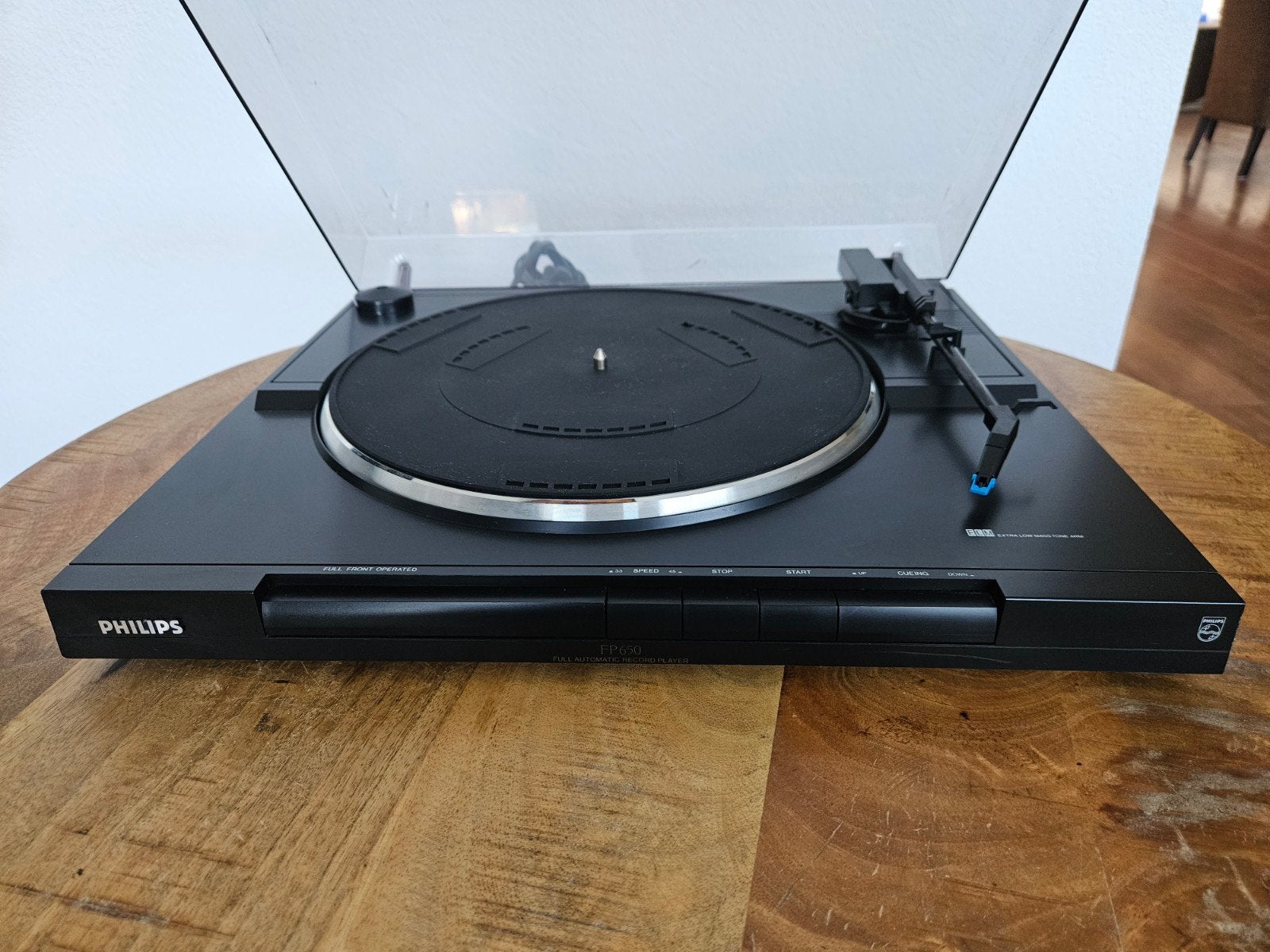 Philips FP650 platenspeler met nieuwe naald (automatisch ), Ophalen of Verzenden, Philips