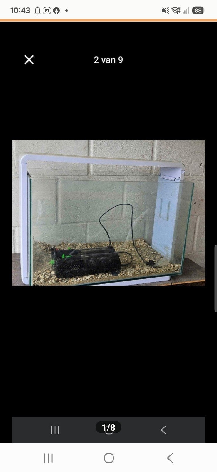 Aquarium Super fish home, Dieren en Toebehoren, Ophalen, Zo goed als nieuw, Leeg aquarium
