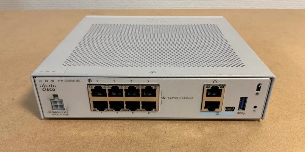 Cisco FPR-1010 V01 Ethernet Firewall (10+ leverbaar), Cisco Systems, Inc. Attn: Data Protection, Haarlerbergweg 13-19, 1101 CH Amsterdam-Zuidoost