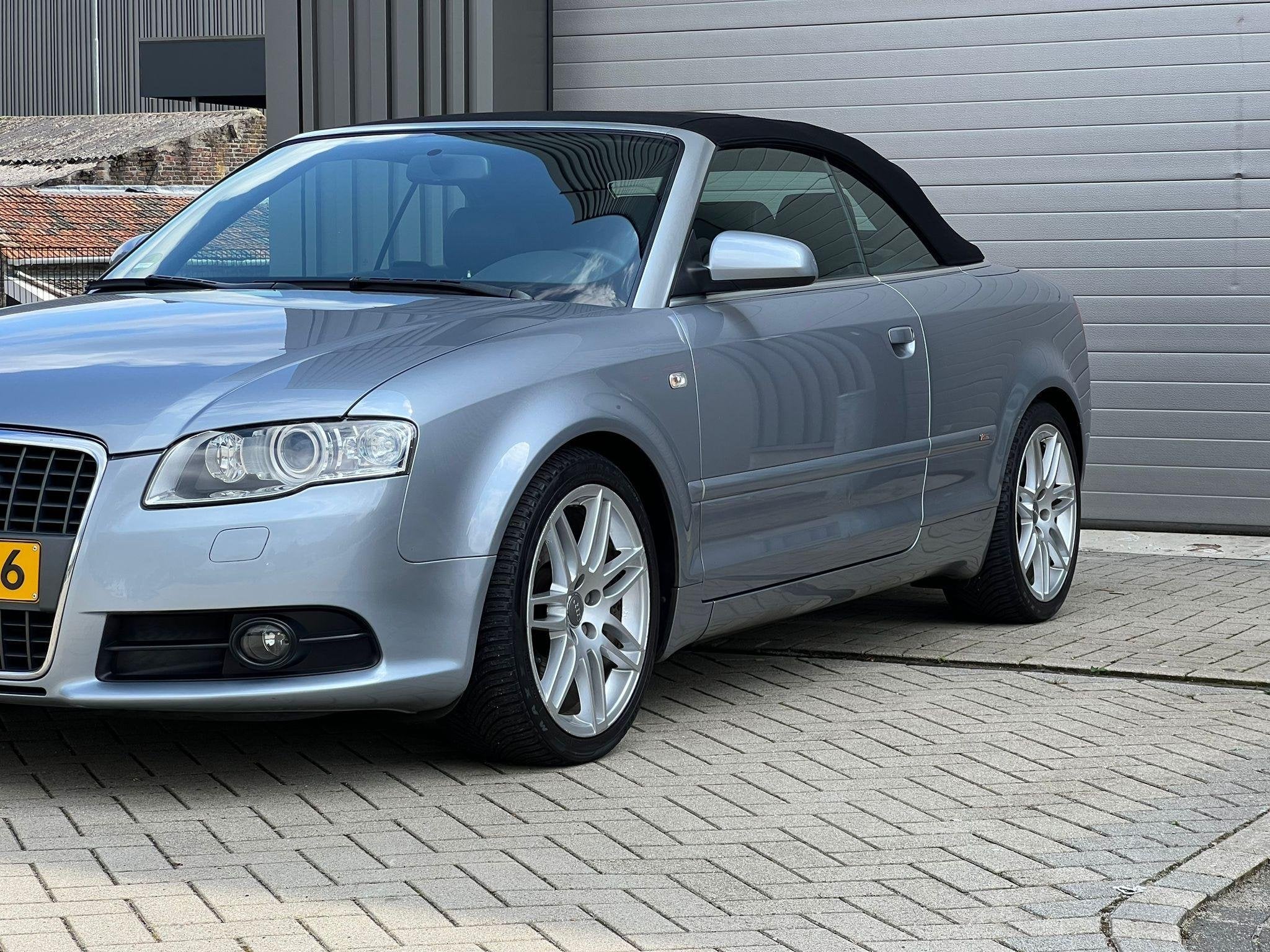 Audi A4 Cabriolet 2.0 TFSI Advance S-line, Auto's, Gebruikt, Zwart, 4 cilinders, 4 stoelen