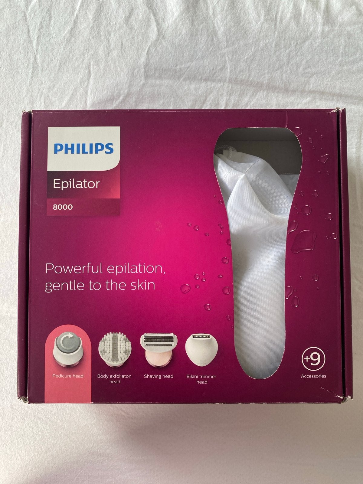 Philips Epilator 8000 - Krachtige en zachte ontharing, Witgoed en Apparatuur, Persoonlijke-verzorgingsapparatuur, Ophalen, Zo goed als nieuw