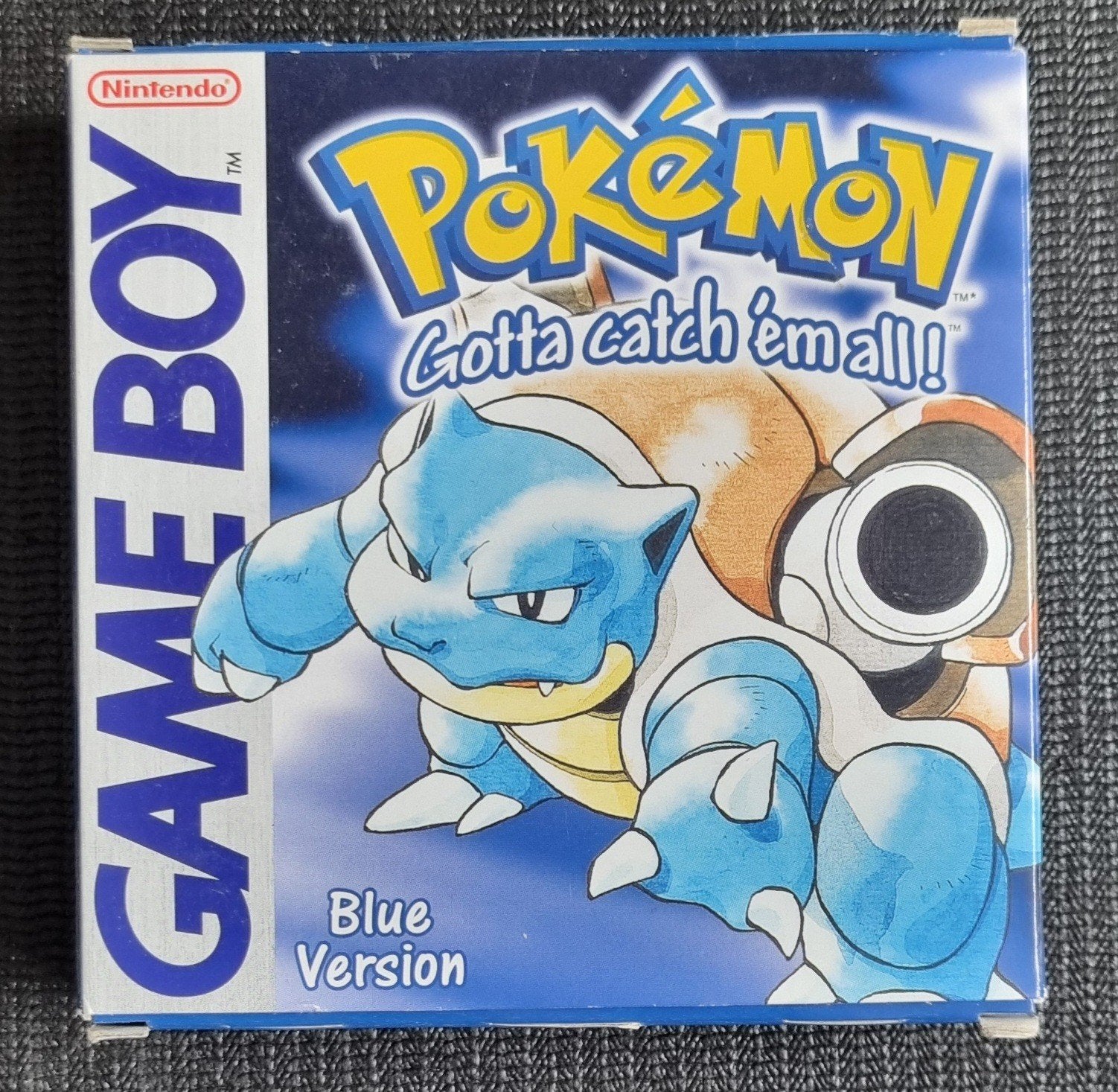 Pokémon Blue Version Game Boy - Compleet met doos en boekje, 1 speler, Ophalen of Verzenden, Zo goed als nieuw, Role Playing Game (Rpg)