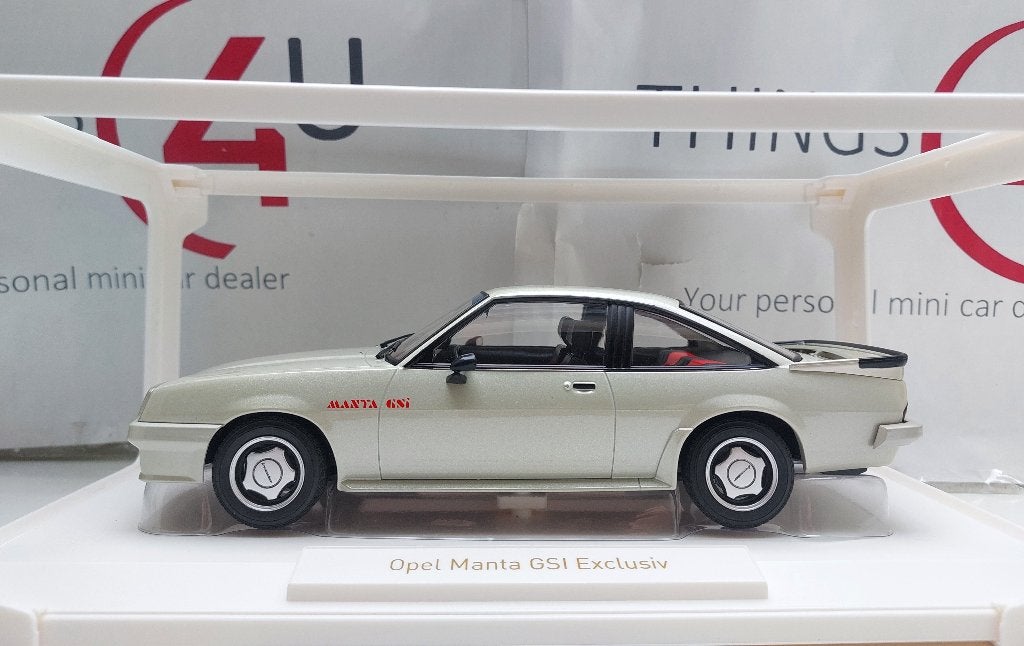 Norev 1:18 Opel Manta B GSi Exclusiv 1985 platin metallic, Hobby en Vrije tijd, Ophalen of Verzenden, Nieuw, Auto, Norev