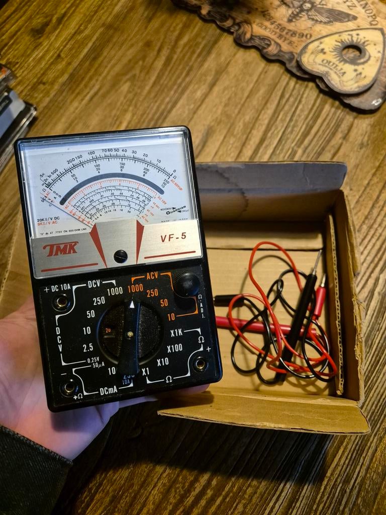 TMK VF-5 Vintage Multimeter Jaren '80 uit Japan, Ophalen of Verzenden, Gebruikt, Multimeter
