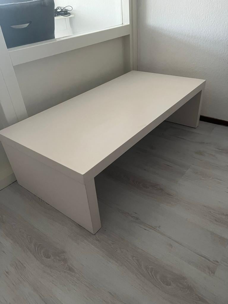 Salontafel zgan., 90 cm, Eenpersoons, Wit, Ophalen of Verzenden