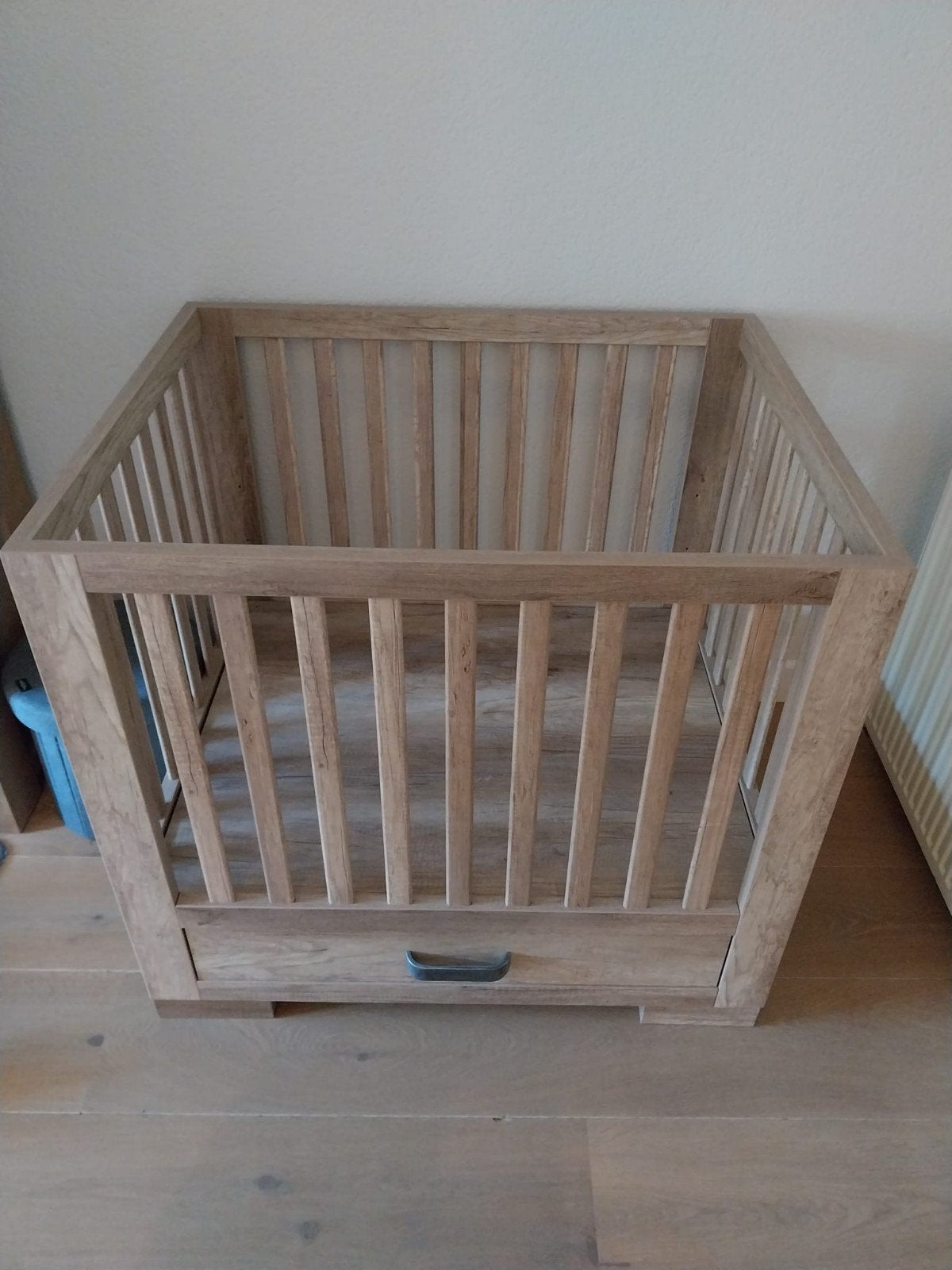 Kidsmill box met 2 boxkleden - 3 standen, Kinderen en Baby's, Babywiegjes en Ledikanten, Ophalen, Gebruikt, Ledikant