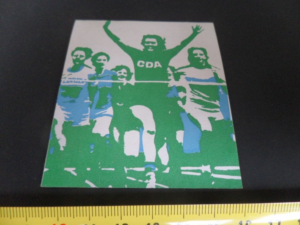 sticker Politiek CDA, Ophalen, Zo goed als nieuw