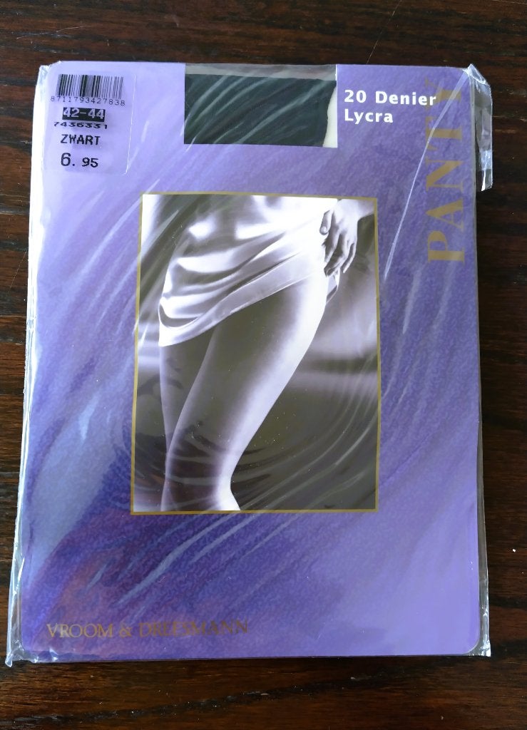 Fijne V&D Panty, 20 Denier, Zwart, Maat 42-44, Kleding | Dames, V&D, Zwart, Nieuw, Maat 40/42 (M)