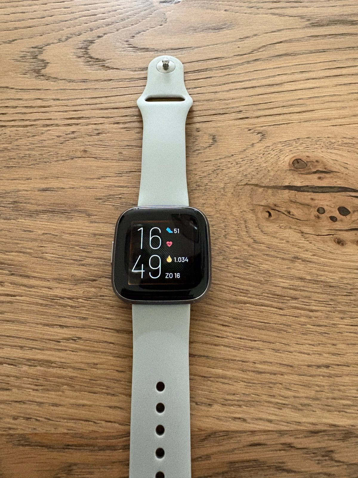 Fitbit Versa 2 Smartwatch - voor de liefhebber, Gebruikt, Hartslag, Ophalen of Verzenden, Grijs