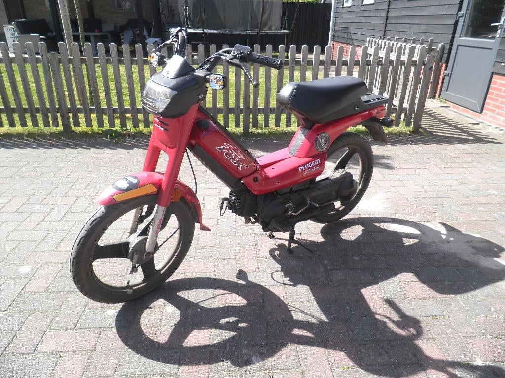 peugeot brommer, Fietsen en Brommers, Brommers | Peugeot, Ophalen, Gebruikt, Maximaal 45 km/u, 49 cc