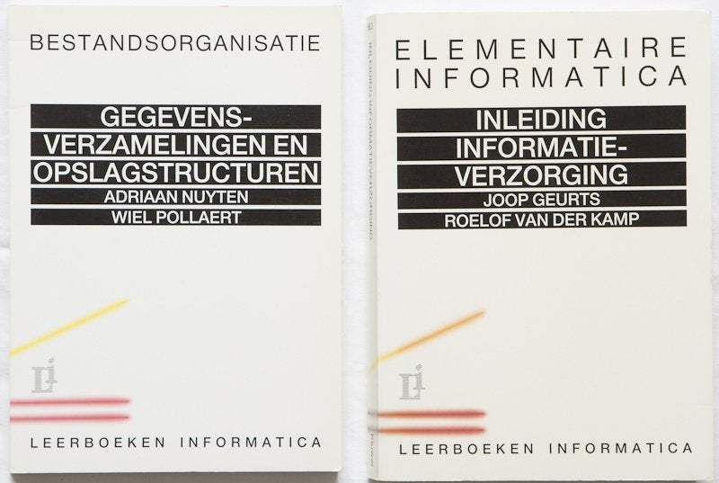 Inleiding Informatieverzorging + Gegevensverzamelingen en .., Ophalen, Programmeertaal of Theorie, Zo goed als nieuw, Nuyten, Pollaert, Geurts
