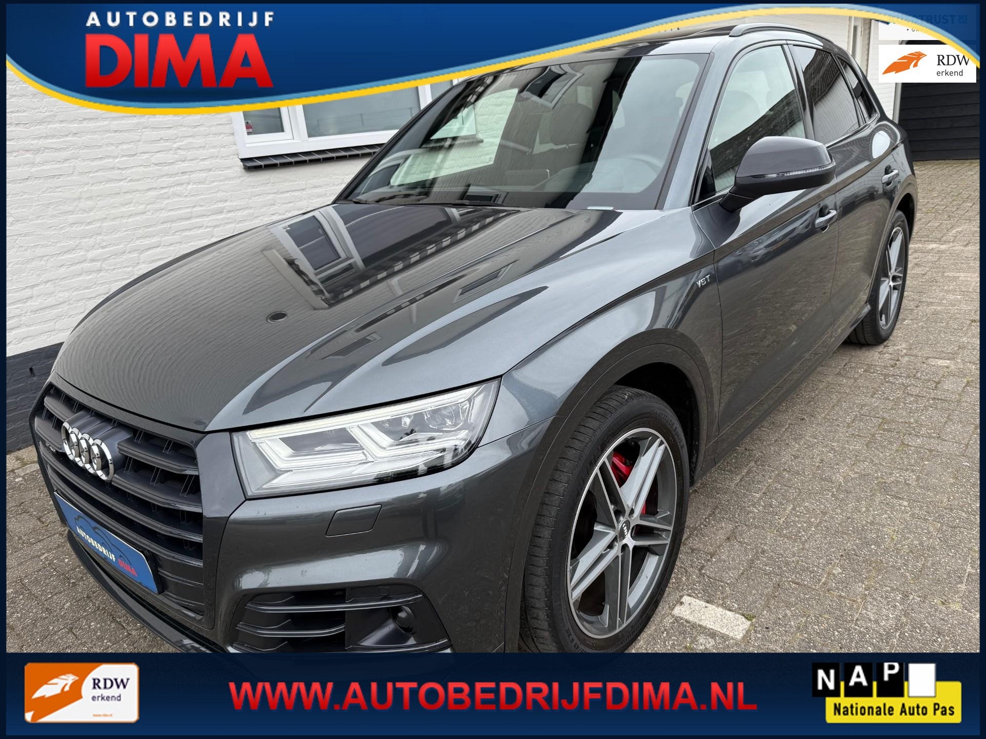 Audi Q5 3.0 TFSI SQ5 quattro Pro Line Plus/ 1e Eigenaar/ Pan, Auto's, Automaat, Dealer onderhouden, Gebruikt, Euro 6